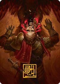 Abrade Art Card (Gold-Stamped Signature)