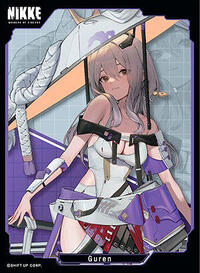 Movic Imported Card Sleeves Chara Sleeve Collection Matte Series No.MT1975: Goddess of Victory: Nikke - Scarlet (65-Pack)