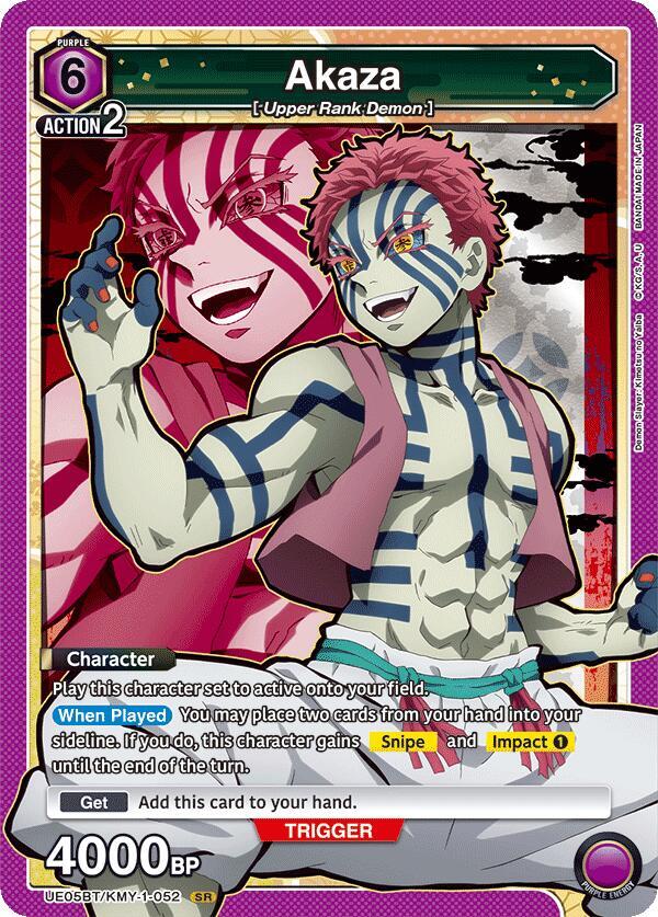 Akaza (052) - UE05BT: Demon Slayer: Kimetsu no Yaiba - Union