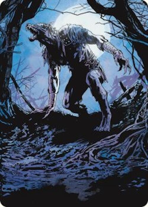 Krallenhorde Howler Art Card - Art Series: Innistrad Remastered - Magic ...