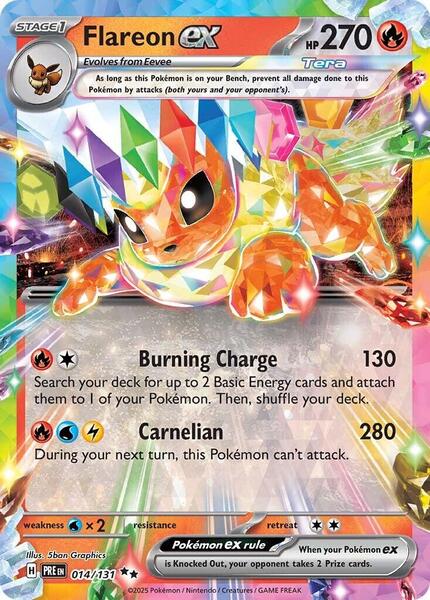 Flareon ex card image
