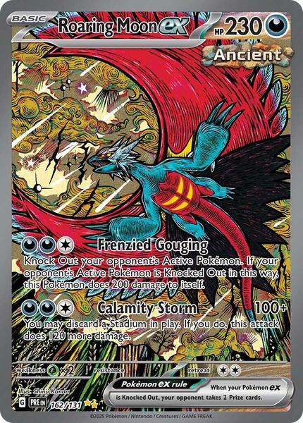 Roaring Moon ex Pokémon Card