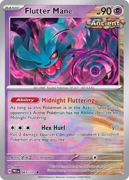 Flutter Mane (Poke Ball Pattern)
