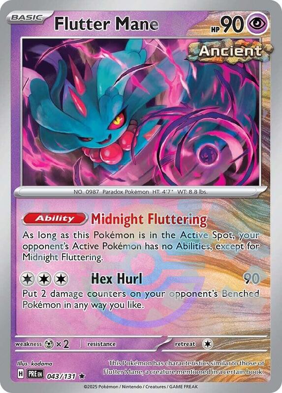 Flutter Mane (Poke Ball Pattern) 043/131 from SV: Prismatic Evolutions