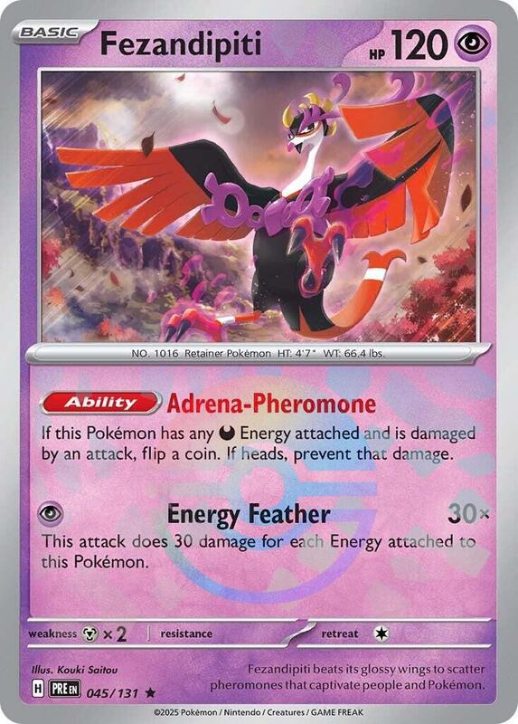 Fezandipiti (Poke Ball Pattern) 045/131 from SV: Prismatic Evolutions