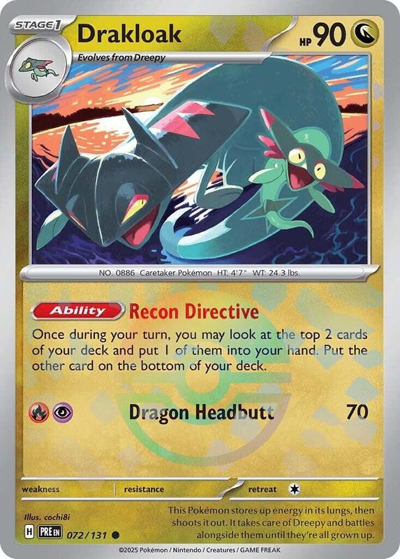 Drakloak (Poke Ball Pattern) 072/131 from SV: Prismatic Evolutions