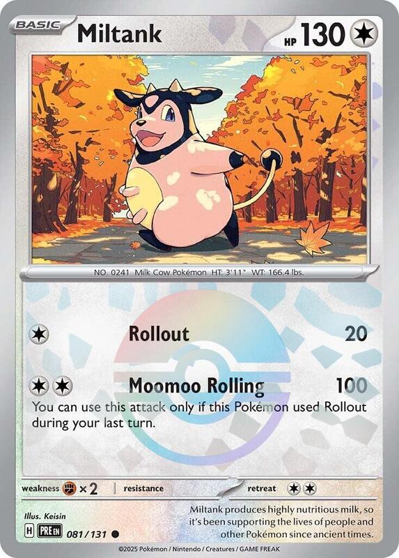 Miltank (Poke Ball Pattern) 081/131 from SV: Prismatic Evolutions