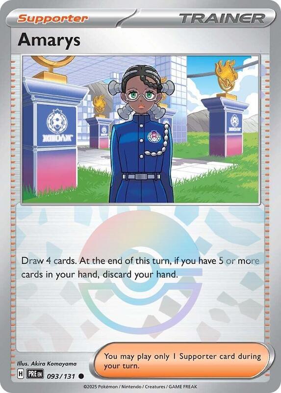 Amarys - 093/131 (Poke Ball Pattern) 093/131 from SV: Prismatic Evolutions
