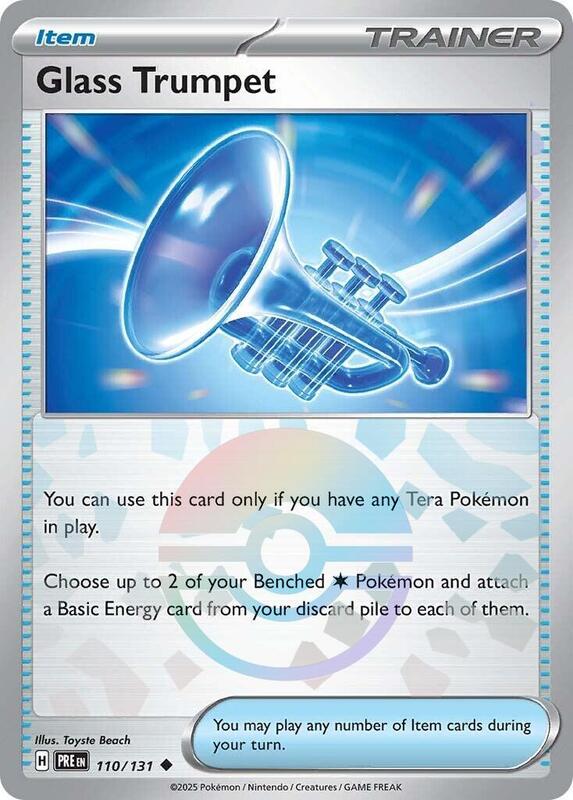 Glass Trumpet (Poke Ball Pattern) 110/131 from SV: Prismatic Evolutions