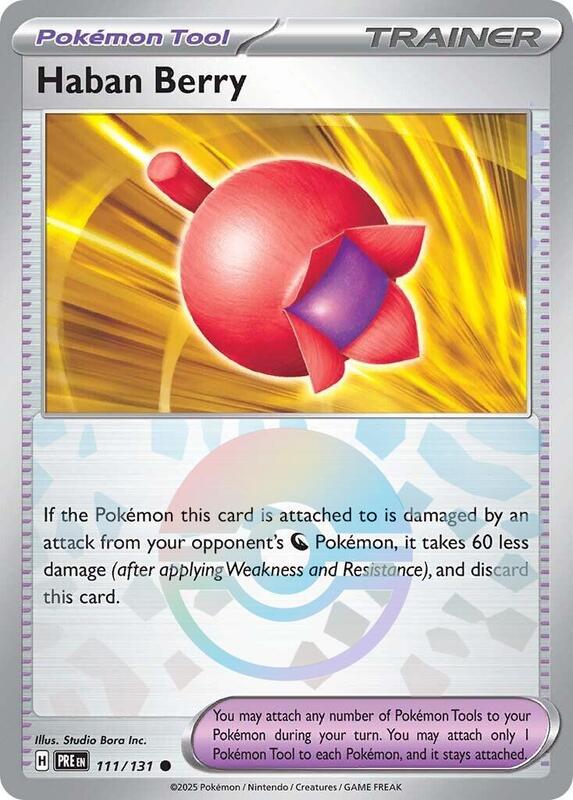Haban Berry (Poke Ball Pattern) 111/131 from SV: Prismatic Evolutions