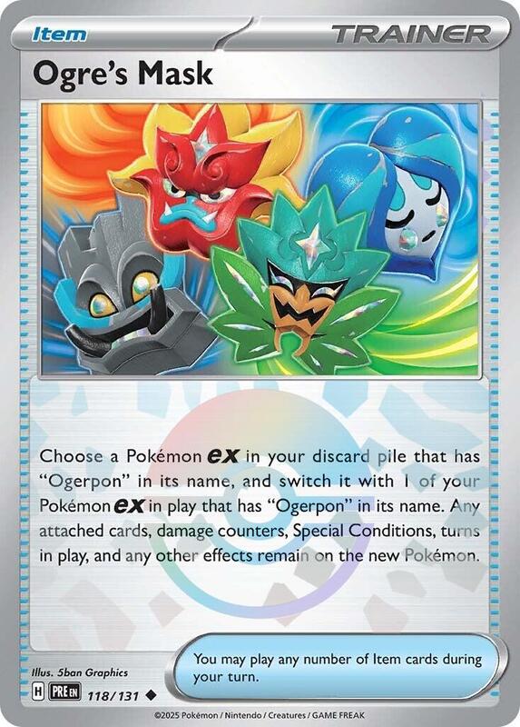 Ogre's Mask (Poke Ball Pattern) 118/131 from SV: Prismatic Evolutions