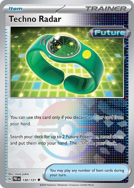 Techno Radar (Poke Ball Pattern) 130/131 from SV: Prismatic Evolutions