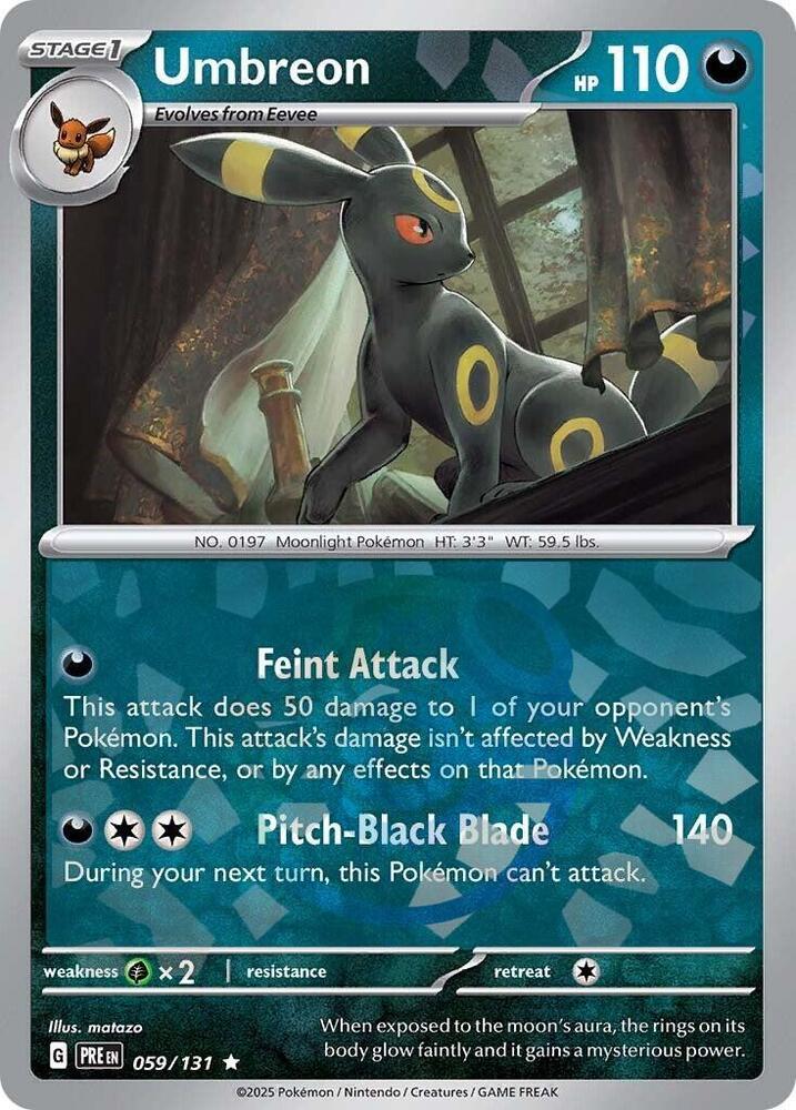 Umbreon (Master Ball Pattern) - SV: Prismatic Evolutions - Pokemon