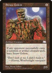Straw Golem (Weatherlight)