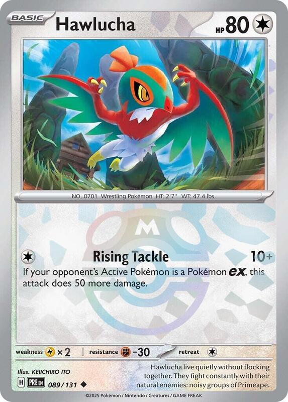Hawlucha (Master Ball Pattern) 089/131 from SV: Prismatic Evolutions