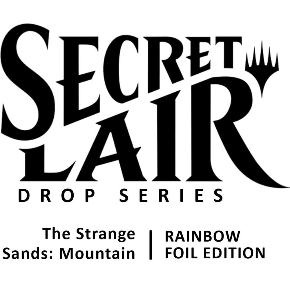 Secret Lair Drop: The Strange Sands: Mountain - Rainbow Foil Edition