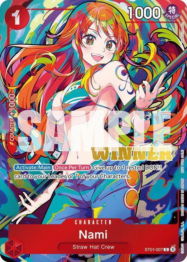 Nami 2025 New Year Event Winner One Piece Promotion Cards One 610802 In 1000x1000