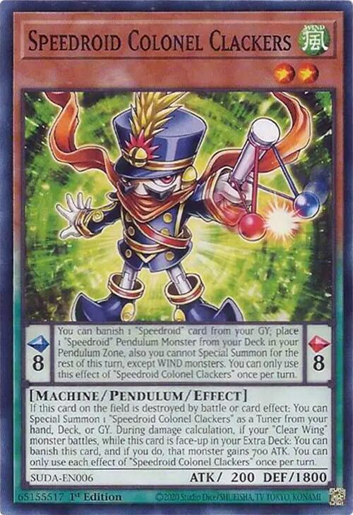 遊戯王 Speedroid Colonel Clackers - Supreme Darkness - YuGiOh - TCGplayer.com