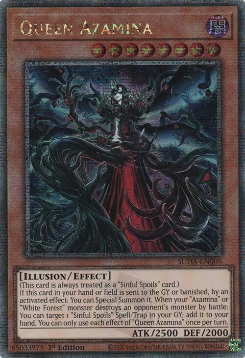Queen Azamina (Quarter Century Secret Rare) - Supreme Darkness