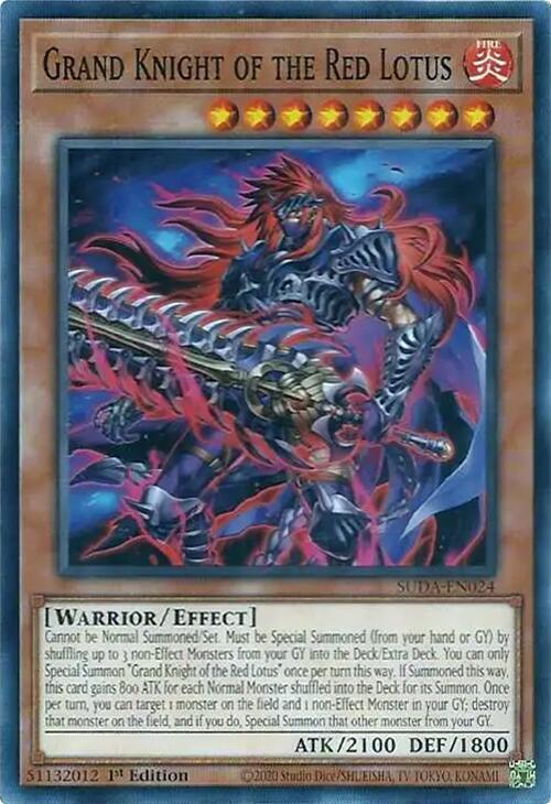 Grand Knight of the Red Lotus - Supreme Darkness - YuGiOh