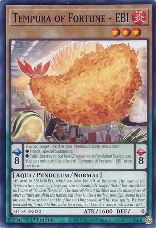 Tempura of Fortune - EBI - Supreme Darkness - YuGiOh - TCGplayer.com