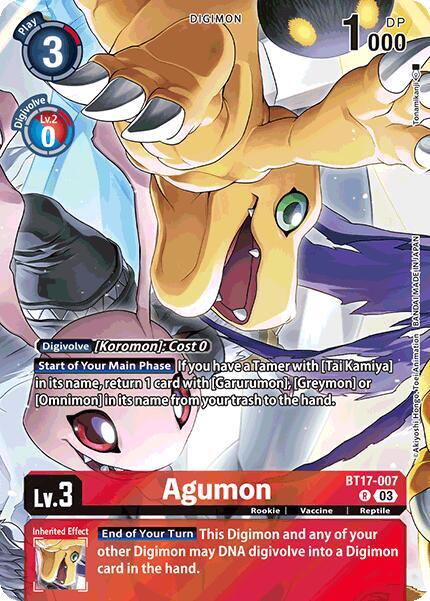 Agumon Omnimon Binder Set digimon card