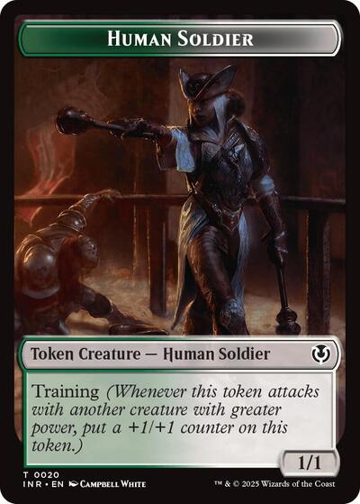 Human Soldier 0020 Emblem Tamiyo Field Researcher Double Sided Token