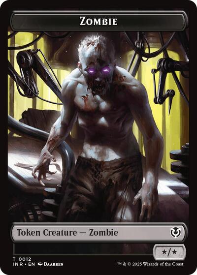 Zombie 0011 Zombie 0012 Double Sided Token
