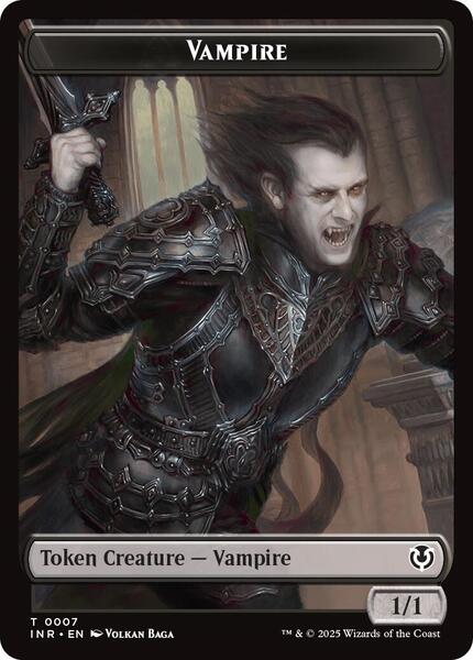 Vampire (0007) // Vampire (0008) Double-Sided Token - Innistrad