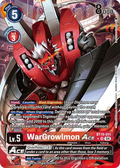 WarGrowlmon ACE (Alternate Art) Release Special Booster 2.5 card price