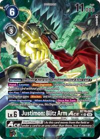 Justimon: Blitz Arm ACE (Alternate Art) - Release Special Booster 2.5 - Digimon card