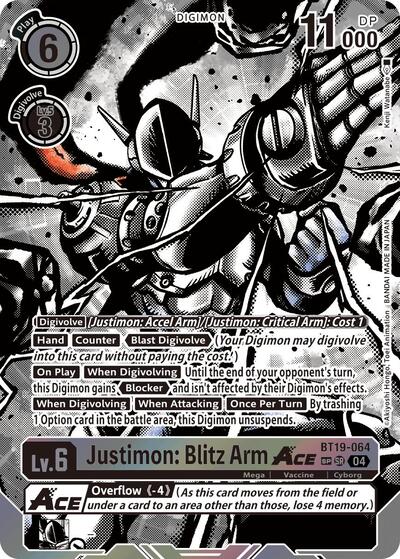 Justimon: Blitz Arm ACE (Textured) Release Special Booster 2.5 card price