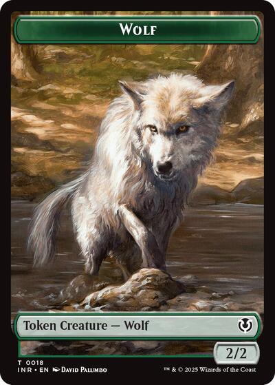 Wolf 0018 Emblem Arlinn Embraced by the Moon Double Sided Token