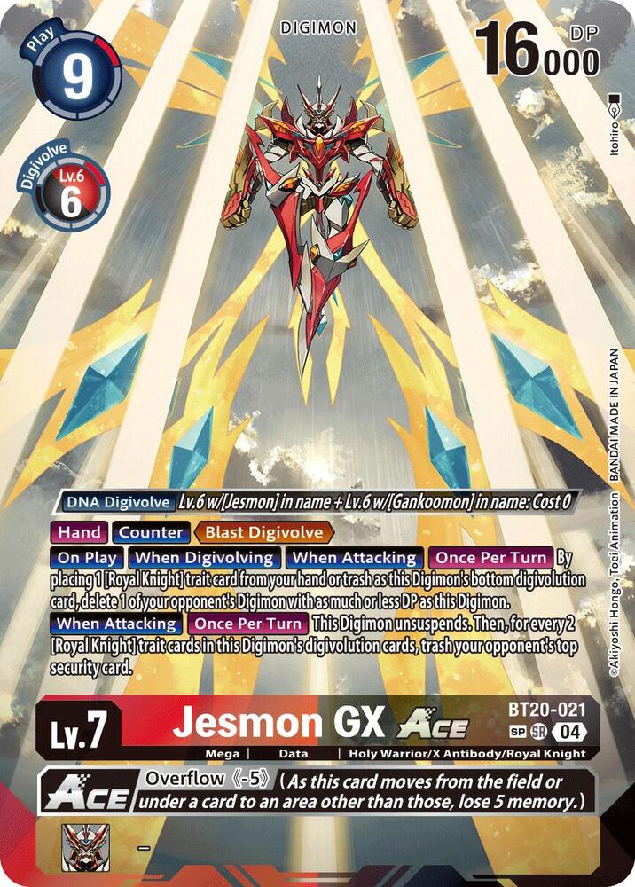 Jesmon GX ACE Textured digimon card