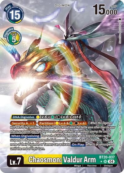 Chaosmon: Valdur Arm (Alternate Art) Release Special Booster 2.5 card price
