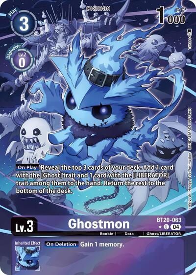 Ghostmon (Alternate Art) Release Special Booster 2.5 Uncommon Digimon card — value and price