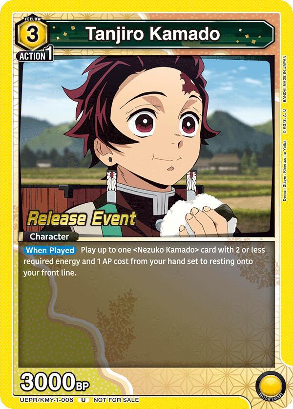 Tanjiro Kamado (006) - UE05BT: Demon Slayer: Kimetsu no Yaiba Release Event  Cards - Union Arena - TCGplayer.com