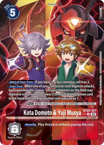 Kota Domoto & Yuji Musya (Alternate Art) Release Special Booster 2.5 card price