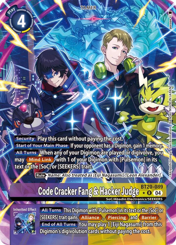 Code Cracker Fang & Hacker Judge (Alternate Art) - Release