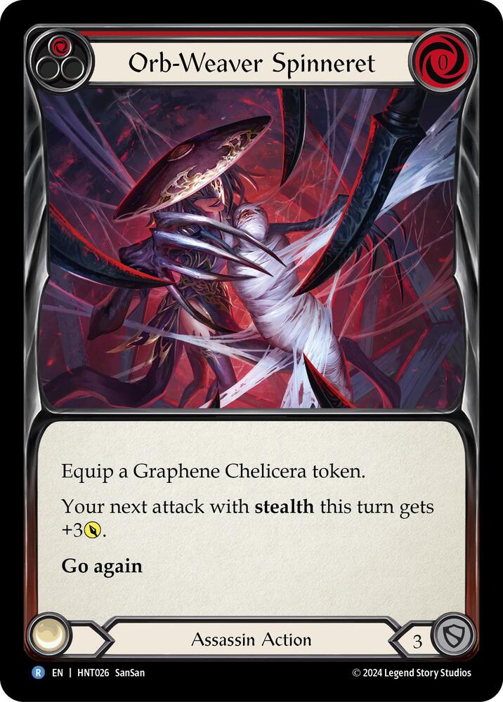 Orb-Weaver Spinneret (Red) - The Hunted - Flesh and Blood TCG