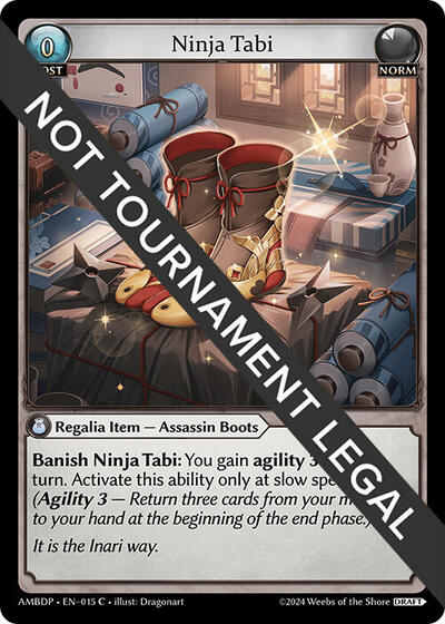 Ninja Tabi card
