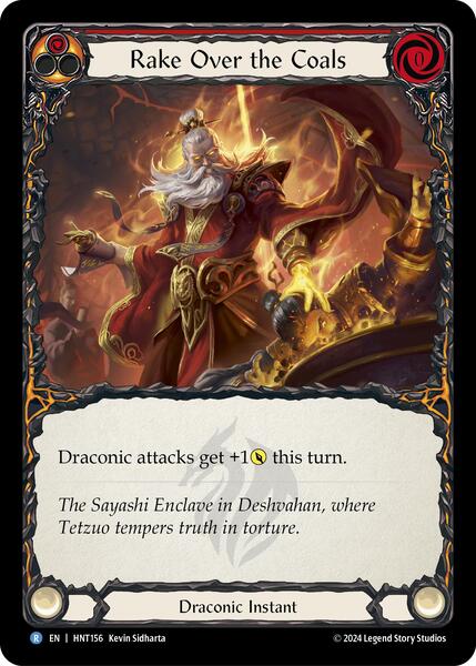 完売激レア★新品★MTG★正規品★定価31680円★リファカラットレイ★レッド Rake Over the Coals (Red) - The Hunted - Flesh and Blood TCG