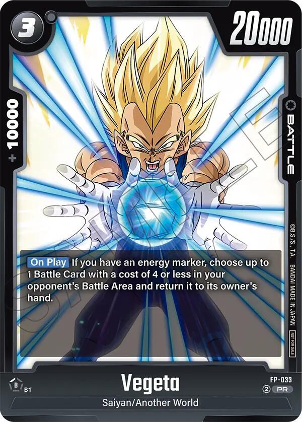 Vegeta - FP-033 - Fusion World Promotion Cards and Packs - Dragon