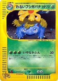 Dark Venusaur #041/048 from Pokemon Web Pokemon card image