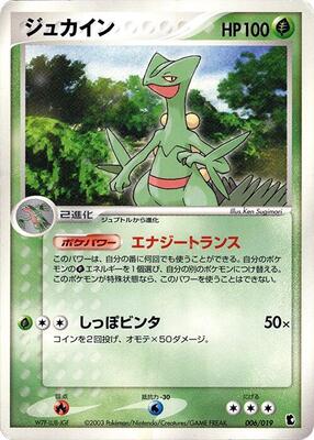 2017 Japanese Best of XY Sceptile EX #6 card