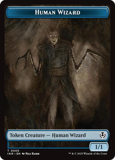 Human Wizard Emblem Jace Unraveler of Secrets Double Sided Token