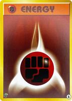 Fighting Energy #6 from Pokemon Japanese Intro Pack Neo set