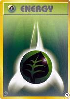 Grass Energy #9 from Pokemon Japanese Intro Pack Neo set