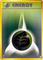 Grass Energy #28 from Pokemon Japanese Intro Pack Neo set