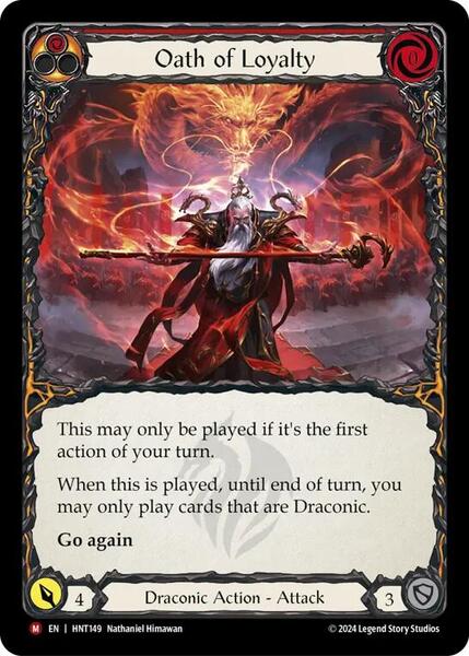 Flesh and Blood For the Dracai EA プロモ Fang, Dracai of Blades (Road to Nationals) (Extended Art